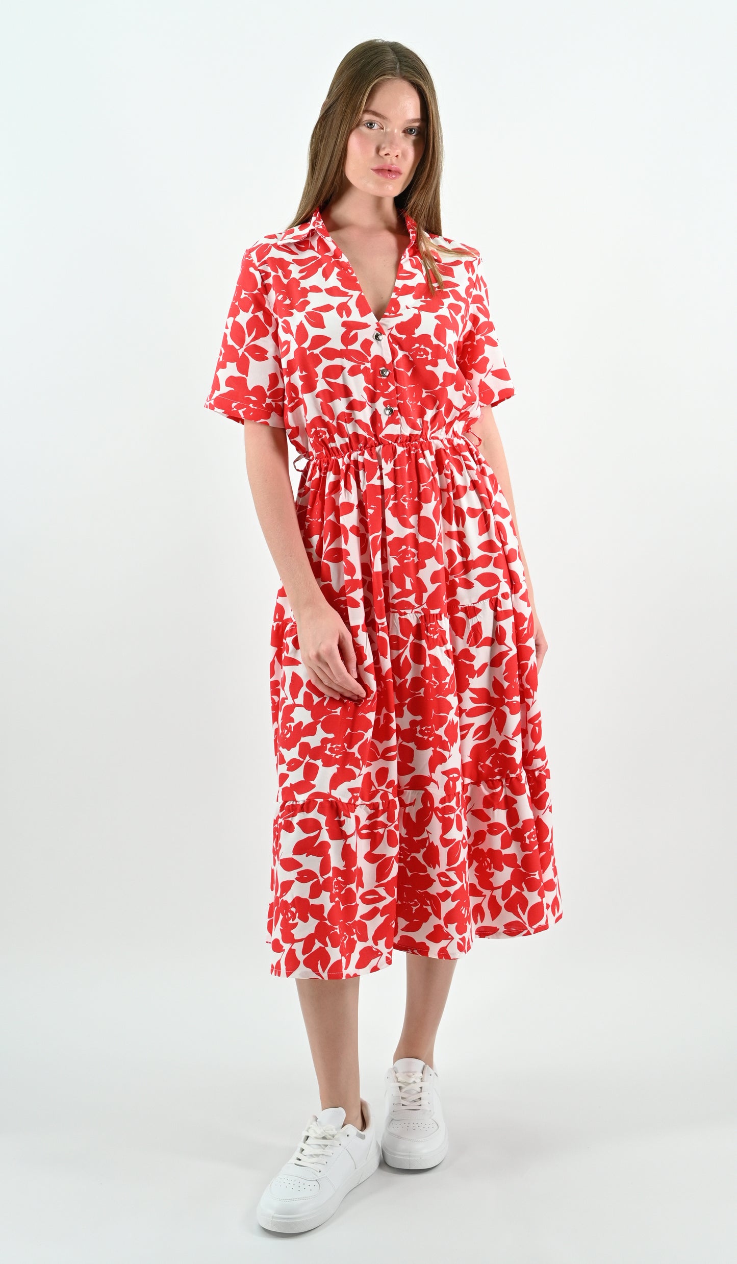 Floral Breeze Midi Dress