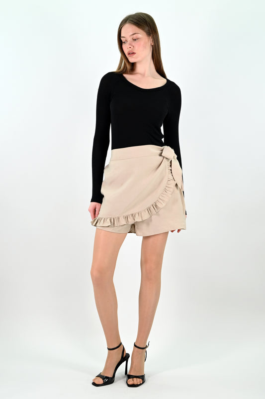 Mini Skort - Beige