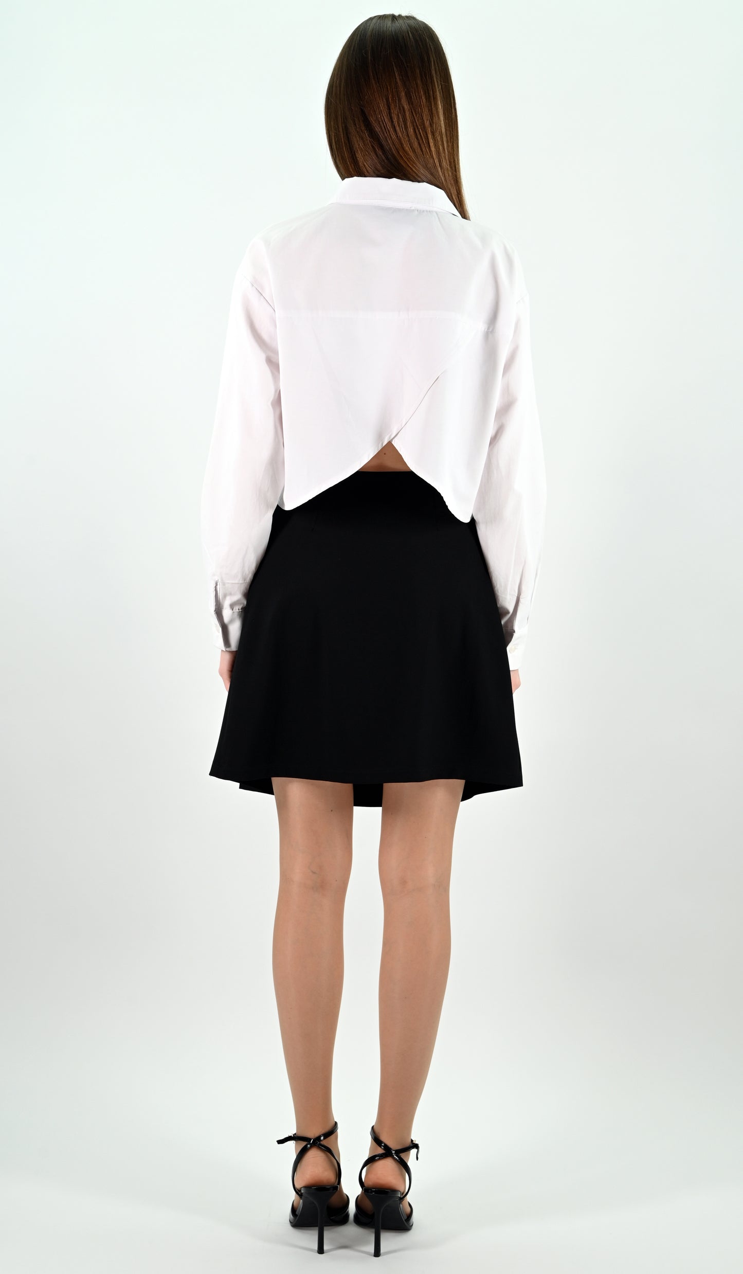 Pleated Mini Skirt - Black