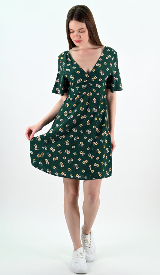 Floral Print Mini Dress