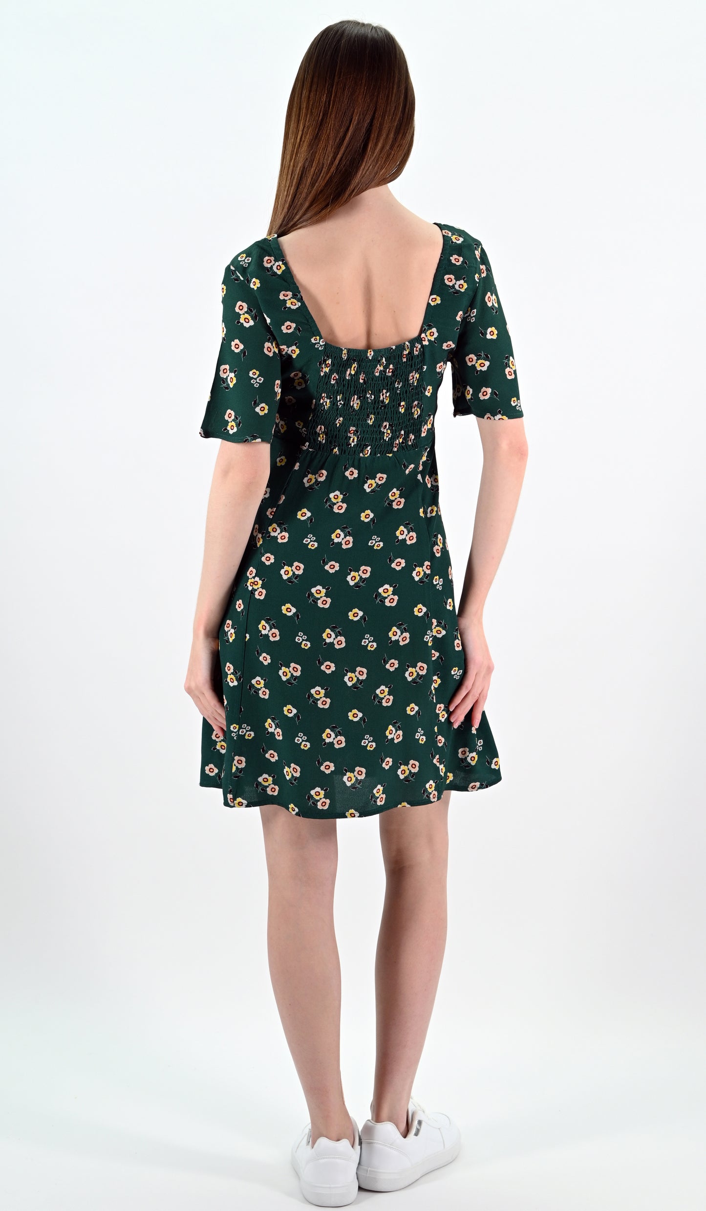 Floral Print Mini Dress