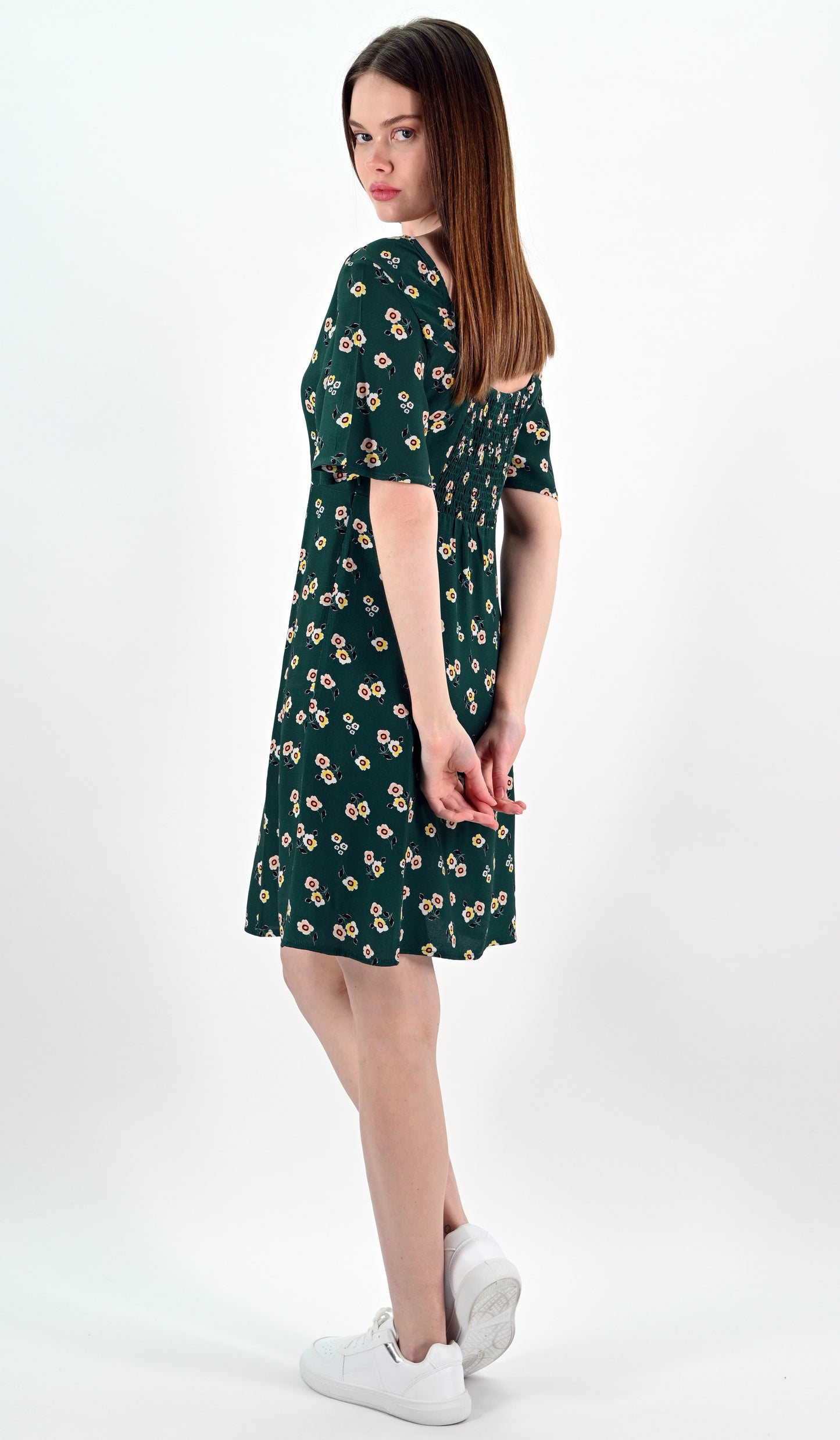 Floral Print Mini Dress
