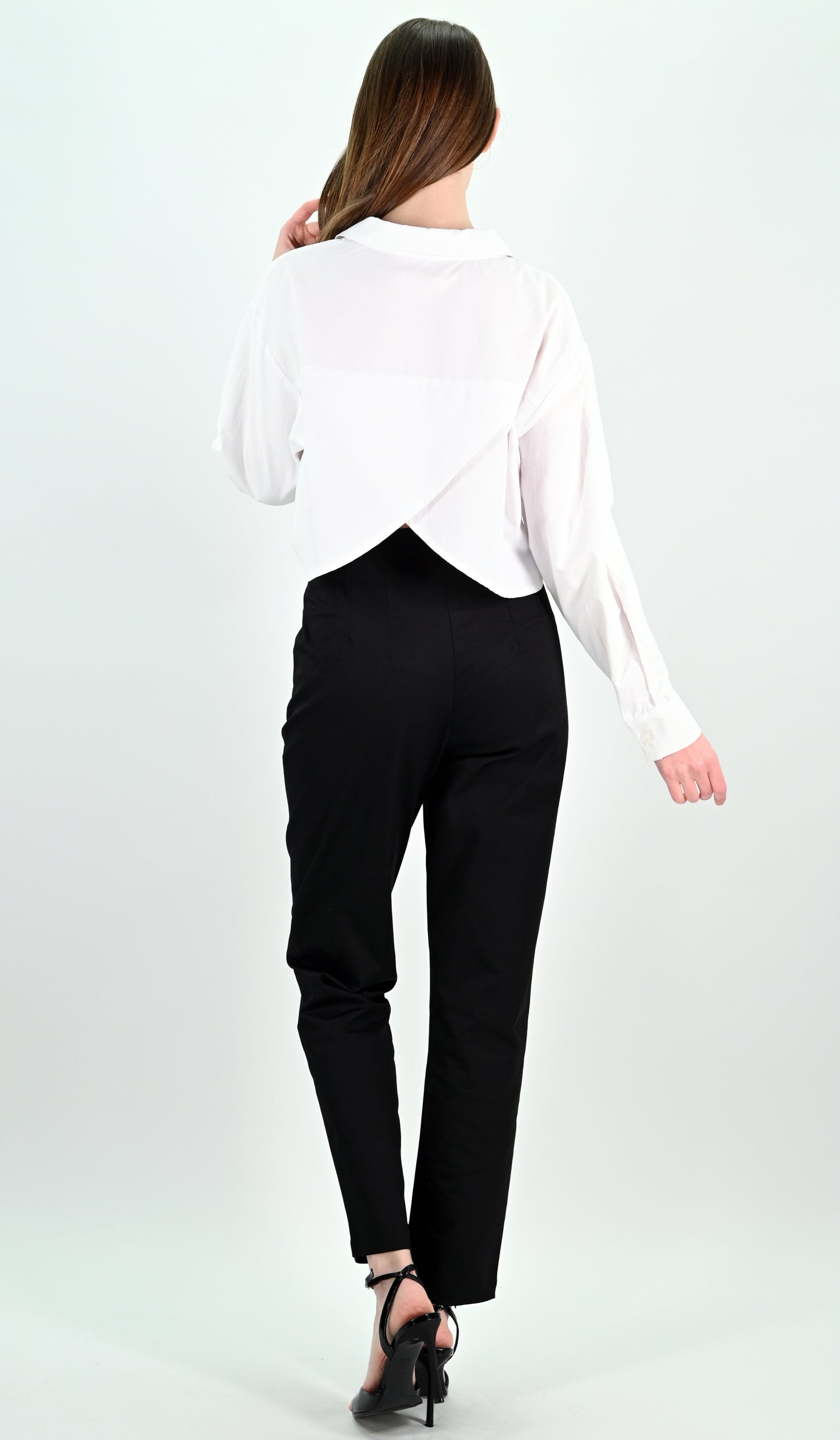 High Waist Trousers - Black
