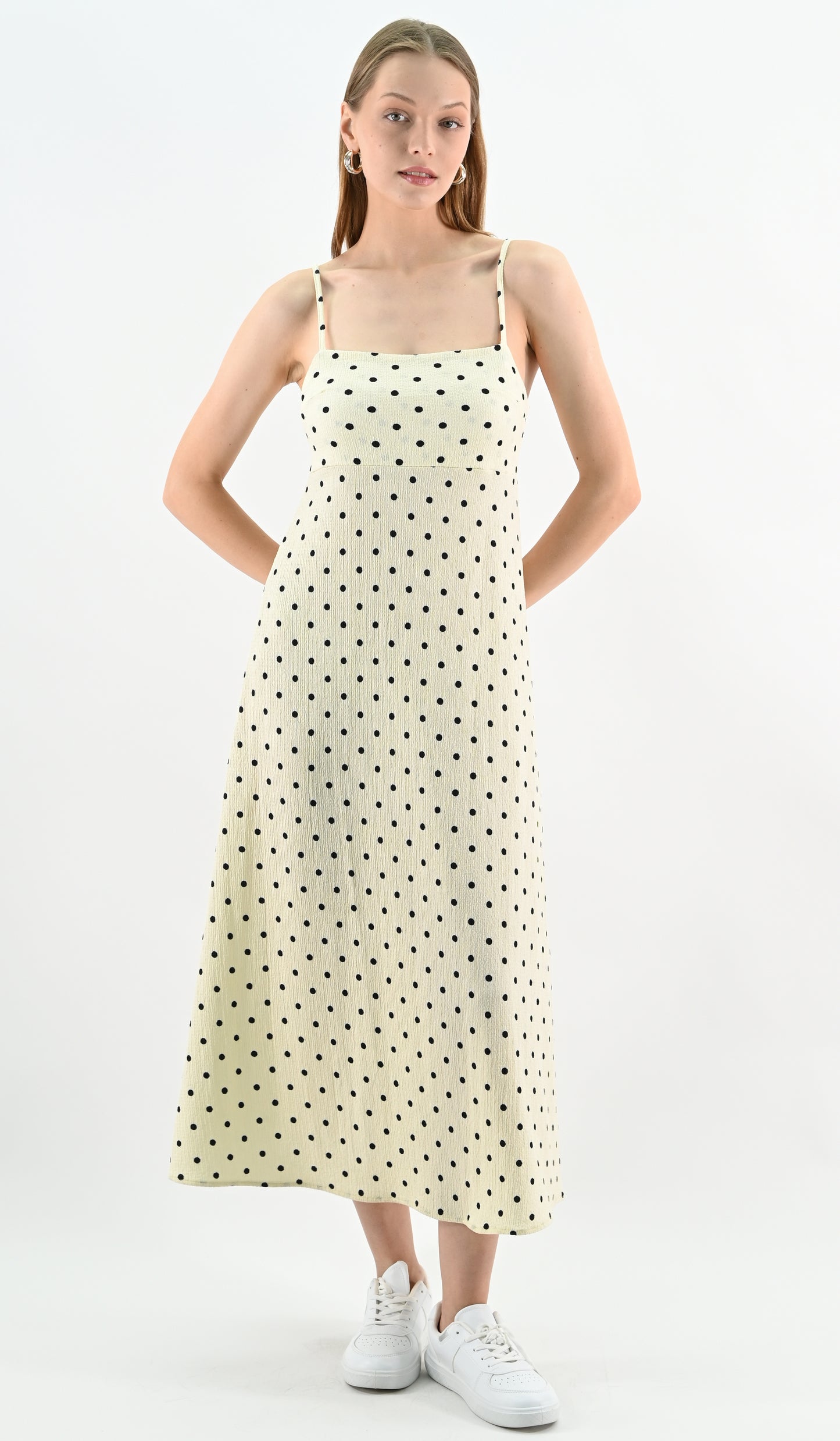 Polka Dot Knit Dress