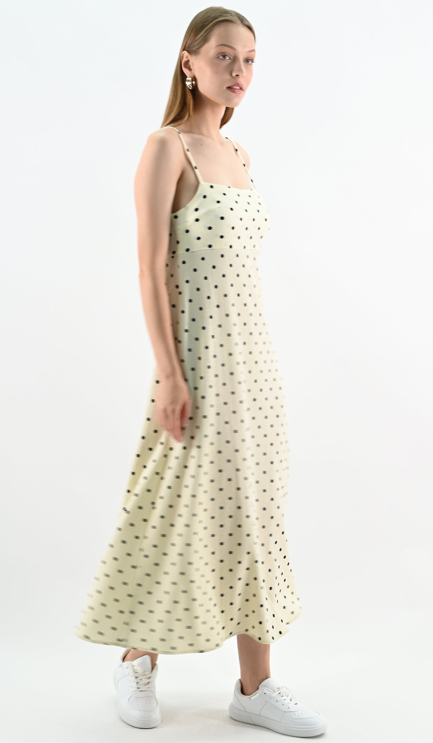 Polka Dot Knit Dress